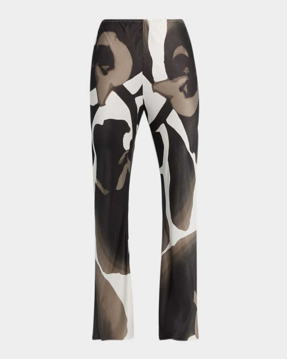 Mya Printed Pull-On Pants